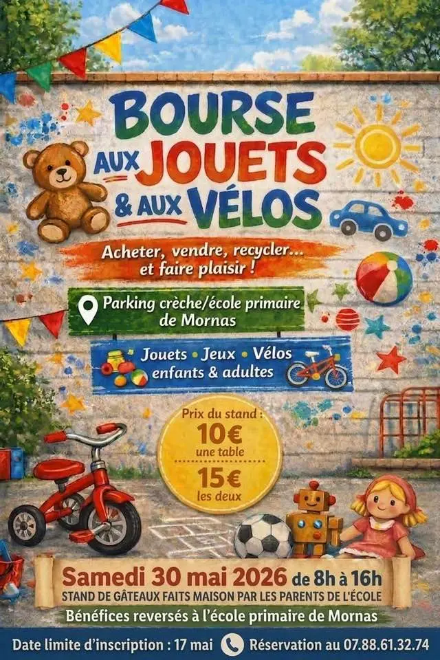 Bourse aux jouets et aux vélos