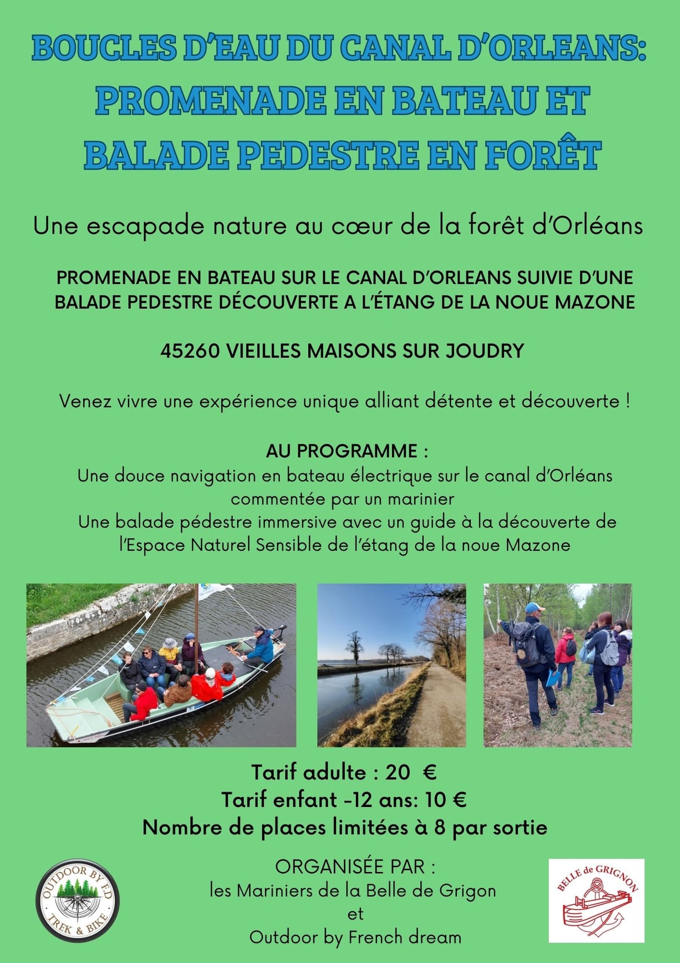 Promenades en bateau et balades pédestre