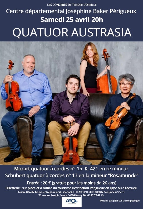 Concert Quatuor Austrasia