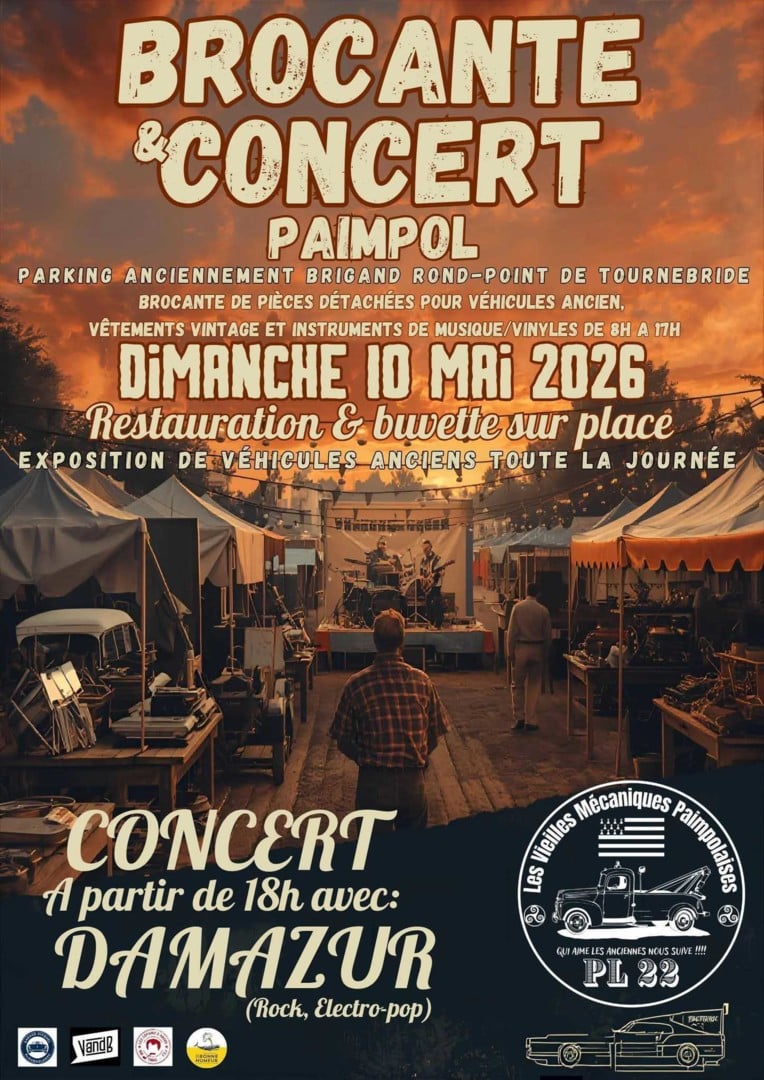 Brocante et concert