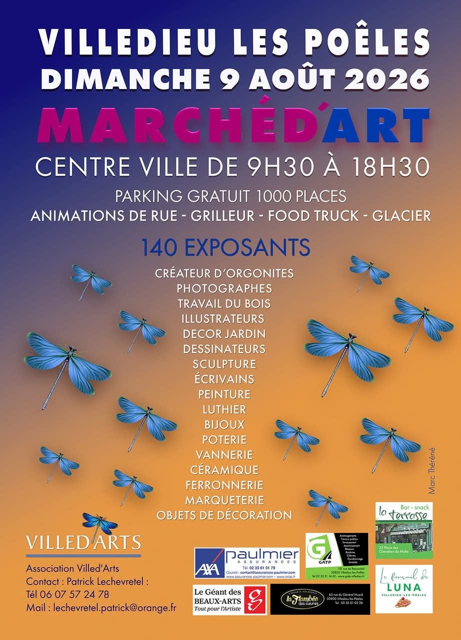Marché d'art à Villedieu-les-Poêles