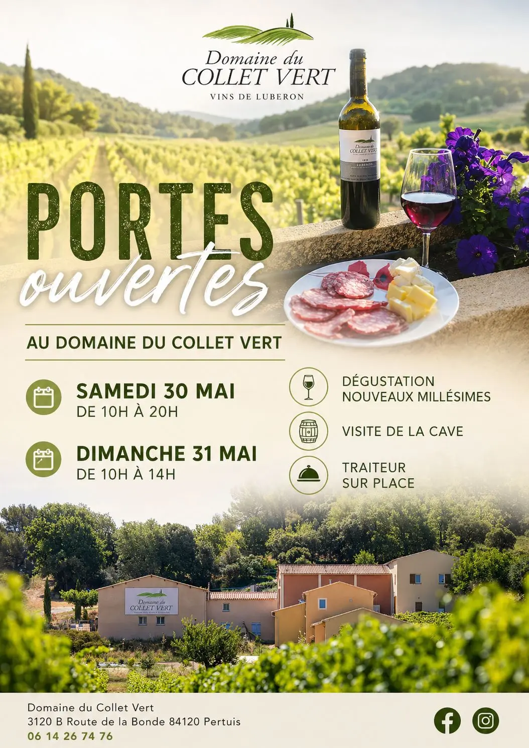 Portes ouvertes au domaine du Collet Vert