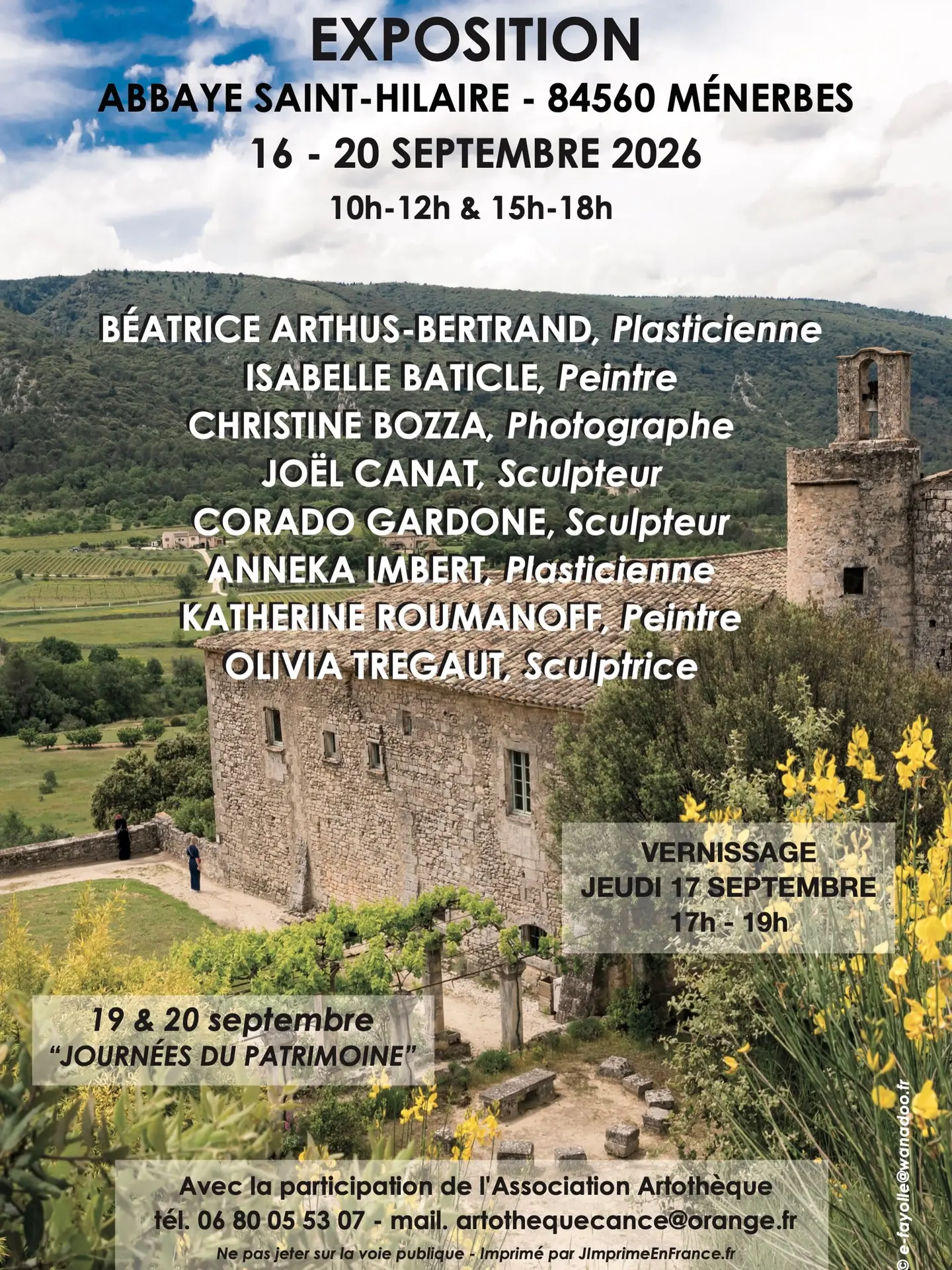 Journées du Patrimoine - Exposition