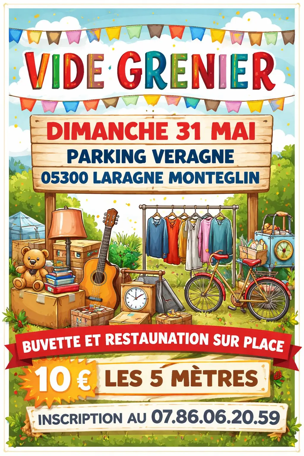 Vide greniers de la Team Hautes-Alpes
