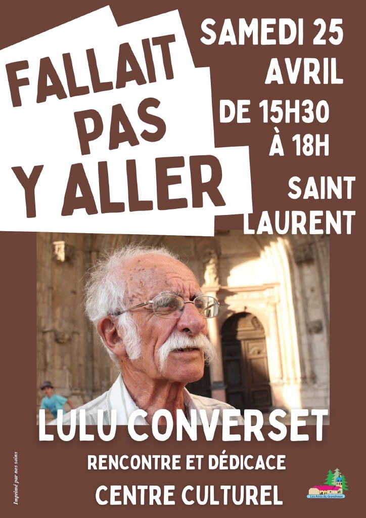 Conférence "Fallait pas y aller" de Lulu Converset