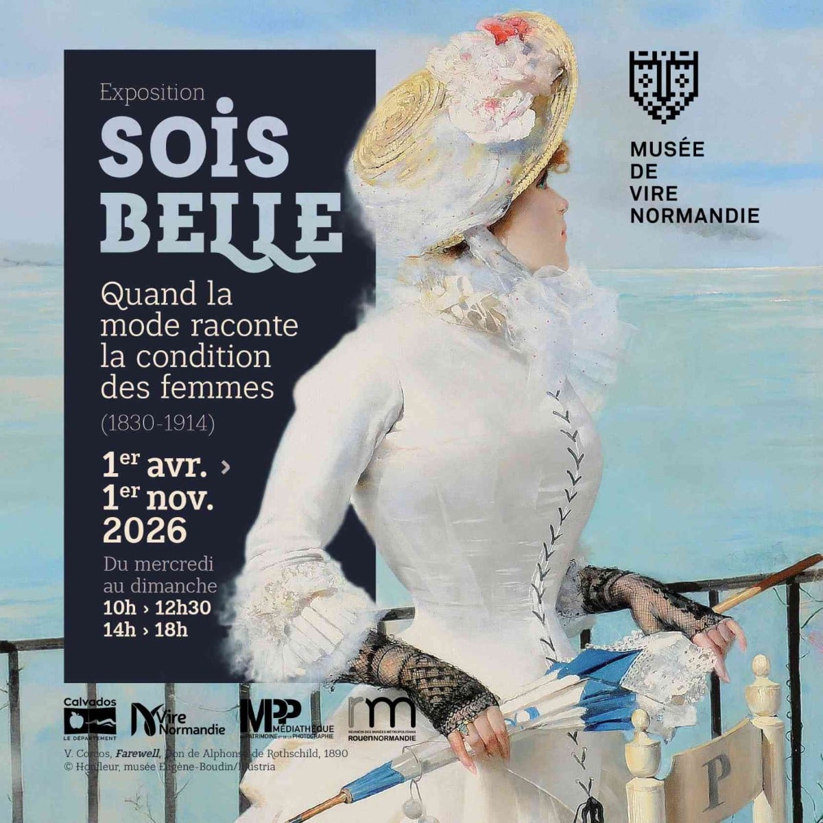 Visite commentée de l'exposition Sois belle. Quand la mode raconte la condition des femmes (1830-1914)