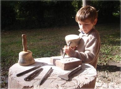 Atelier de sculpture sur pierre