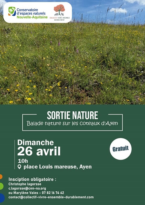 Balade nature sur les coteaux d'Ayen