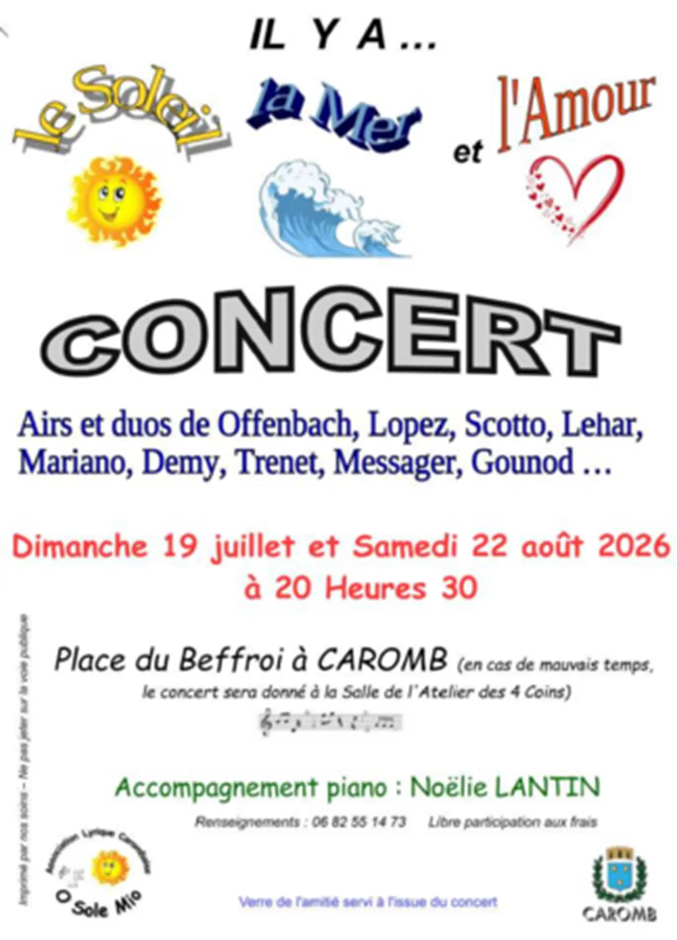 Il y a le soleil, la mer et l'amour
