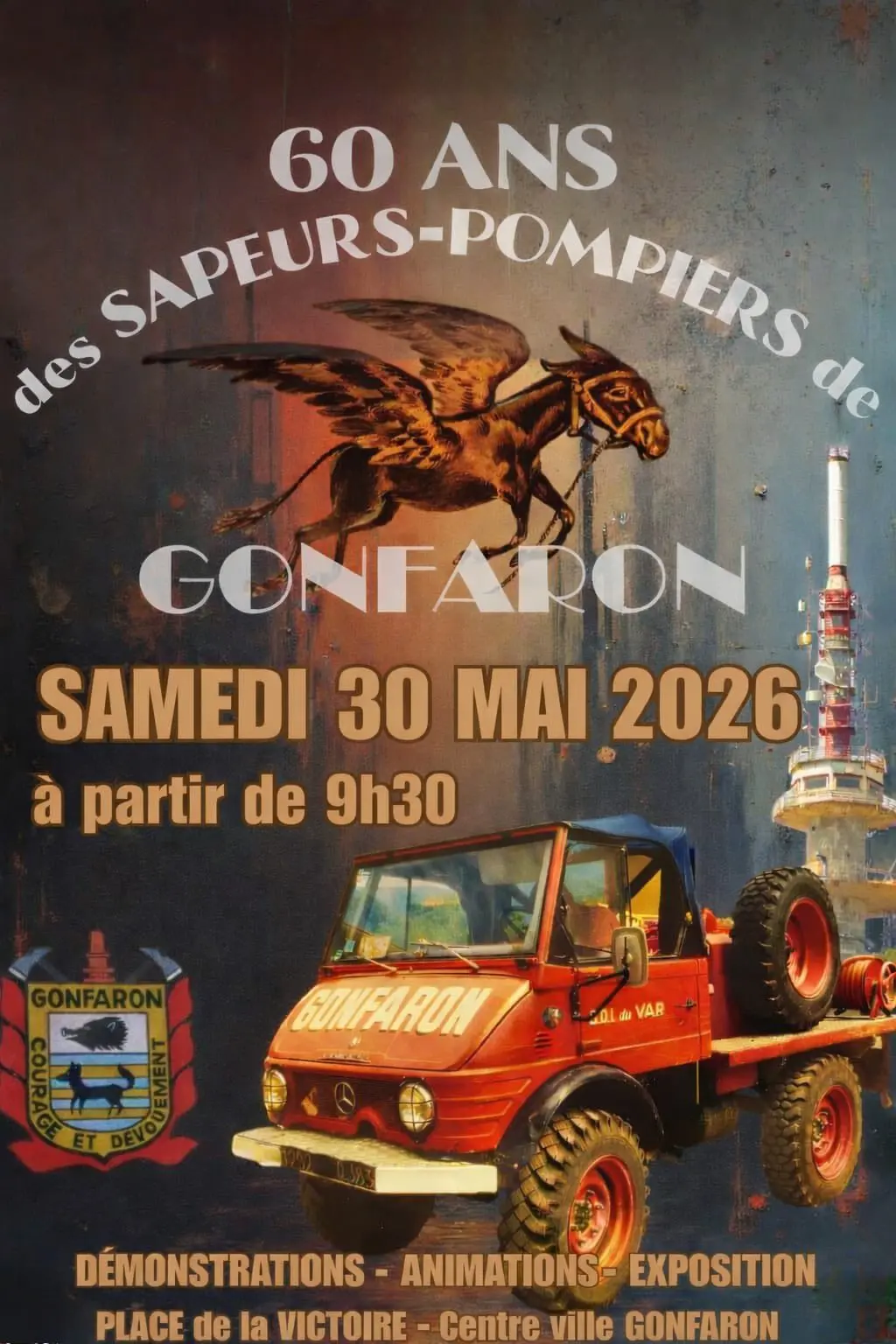 60 ans des sapeurs-pompiers de Gonfaron