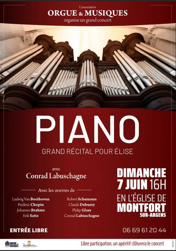Concert : Grand récital pour Elise - Piano