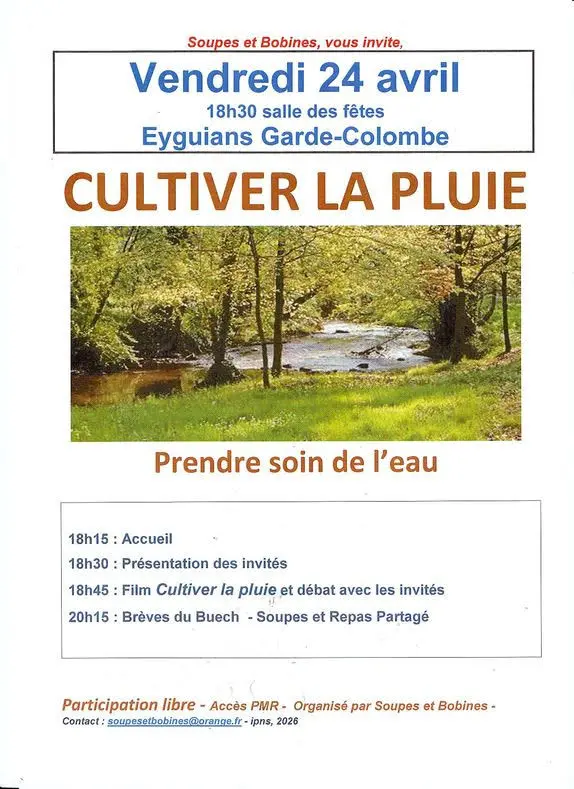Soupes et bobines : "Cultiver la pluie"