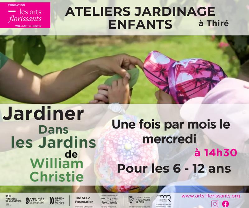 Ateliers jardinage Arts Flo pour les enfants
