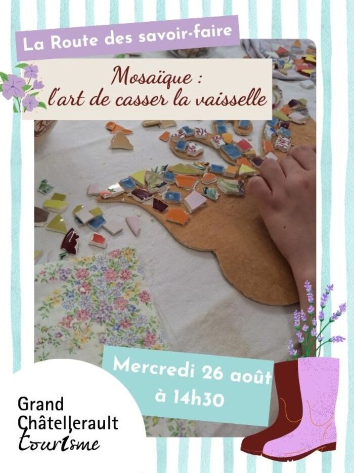 Mosaïque : l'art de casser la vaisselle