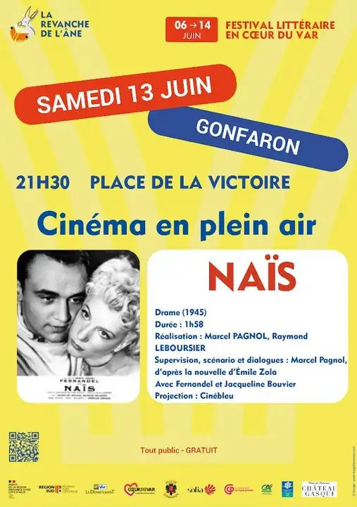 Cinéma en plein air " Naïs"