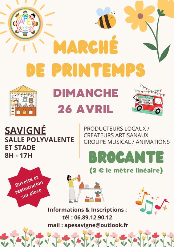 Marché de printemps - brocante