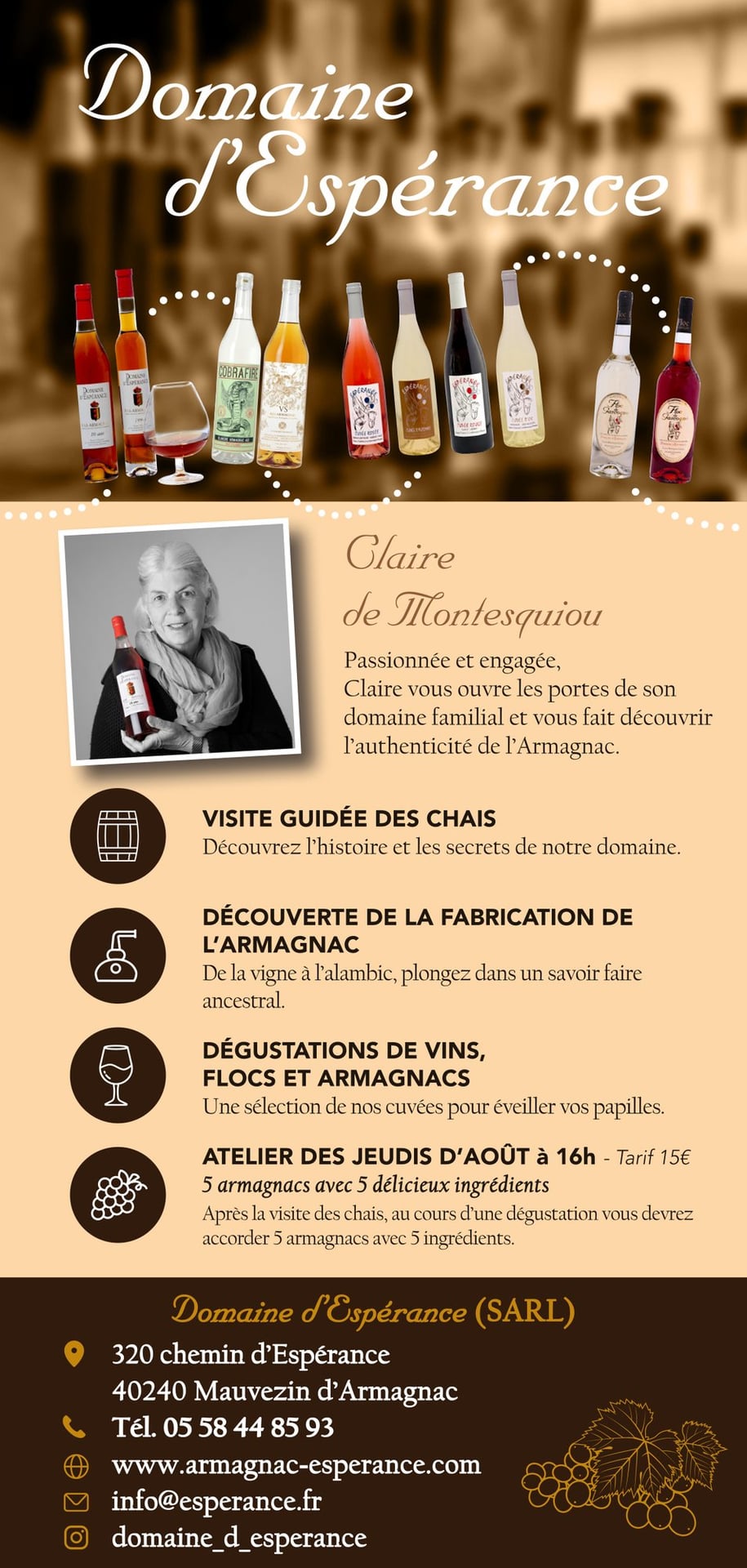 Atelier : Accord de l'Armagnac