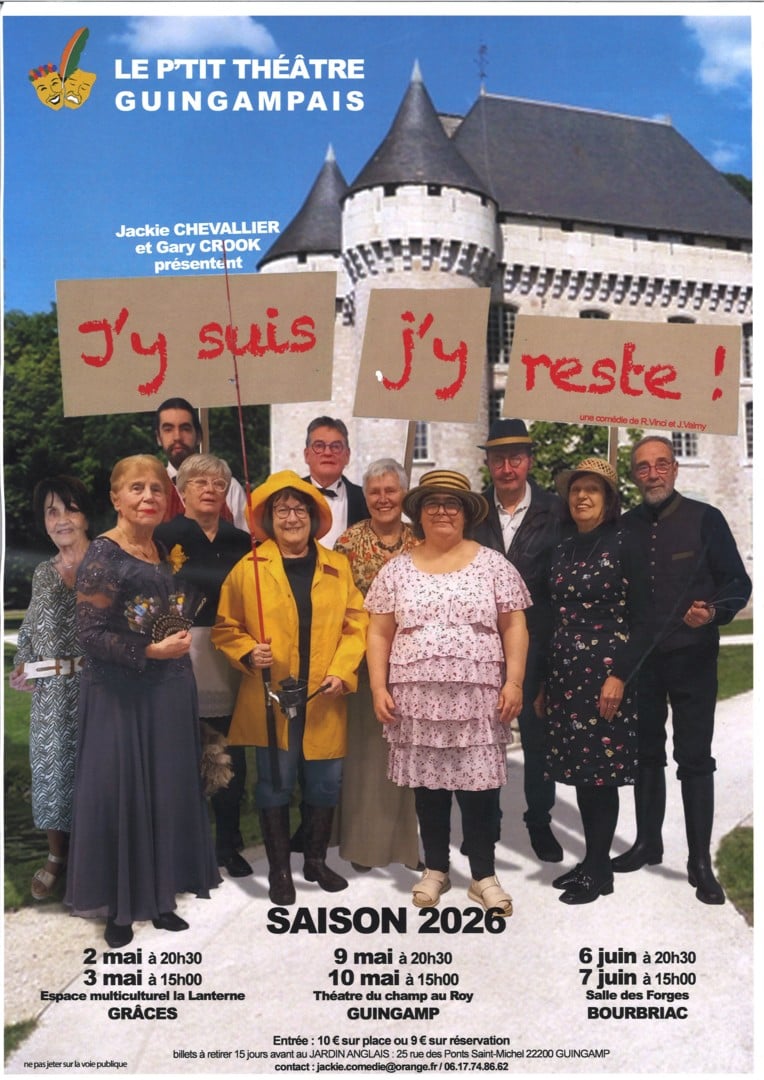 Le P’tit théâtre Guingampais : J’y suis, j’y reste !