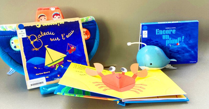 Bébés lecteurs : les pieds dans l'eau !