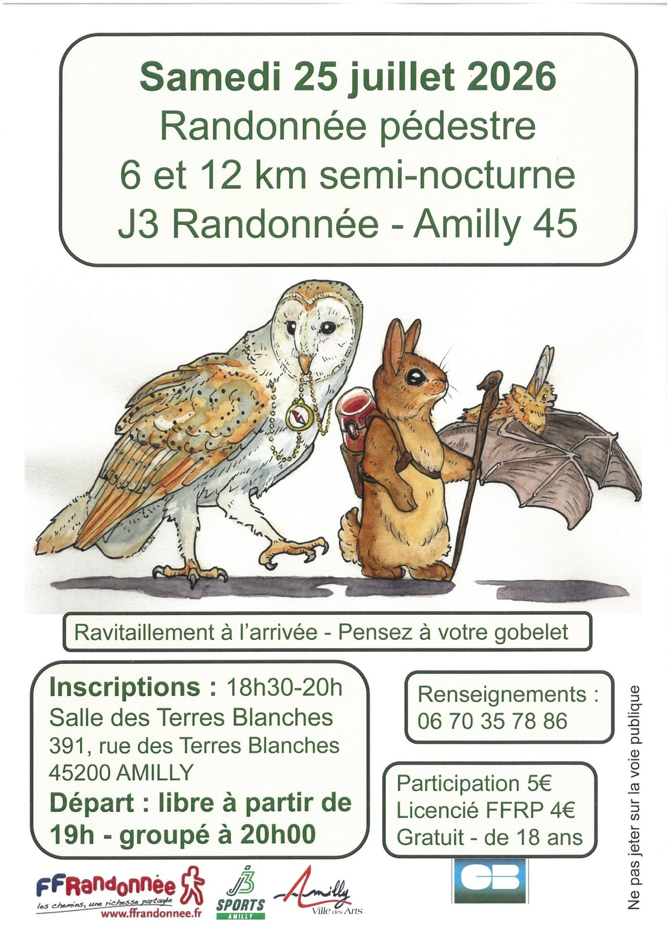 Randonnée Pédestre semi-nocturne