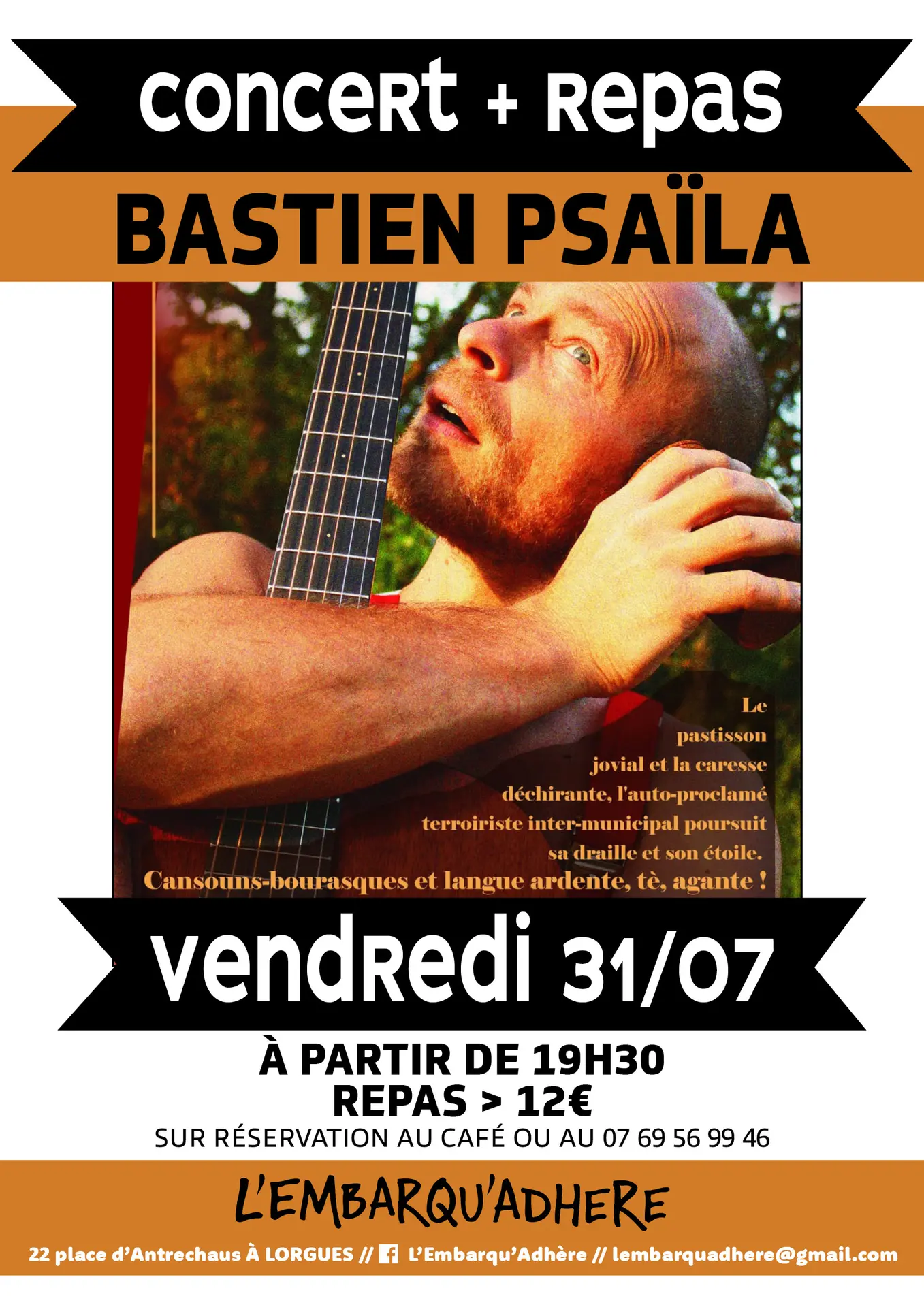 Concert Bastien Psaïla