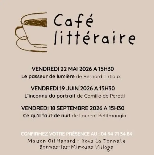 Café littéraire à la Tonnelle