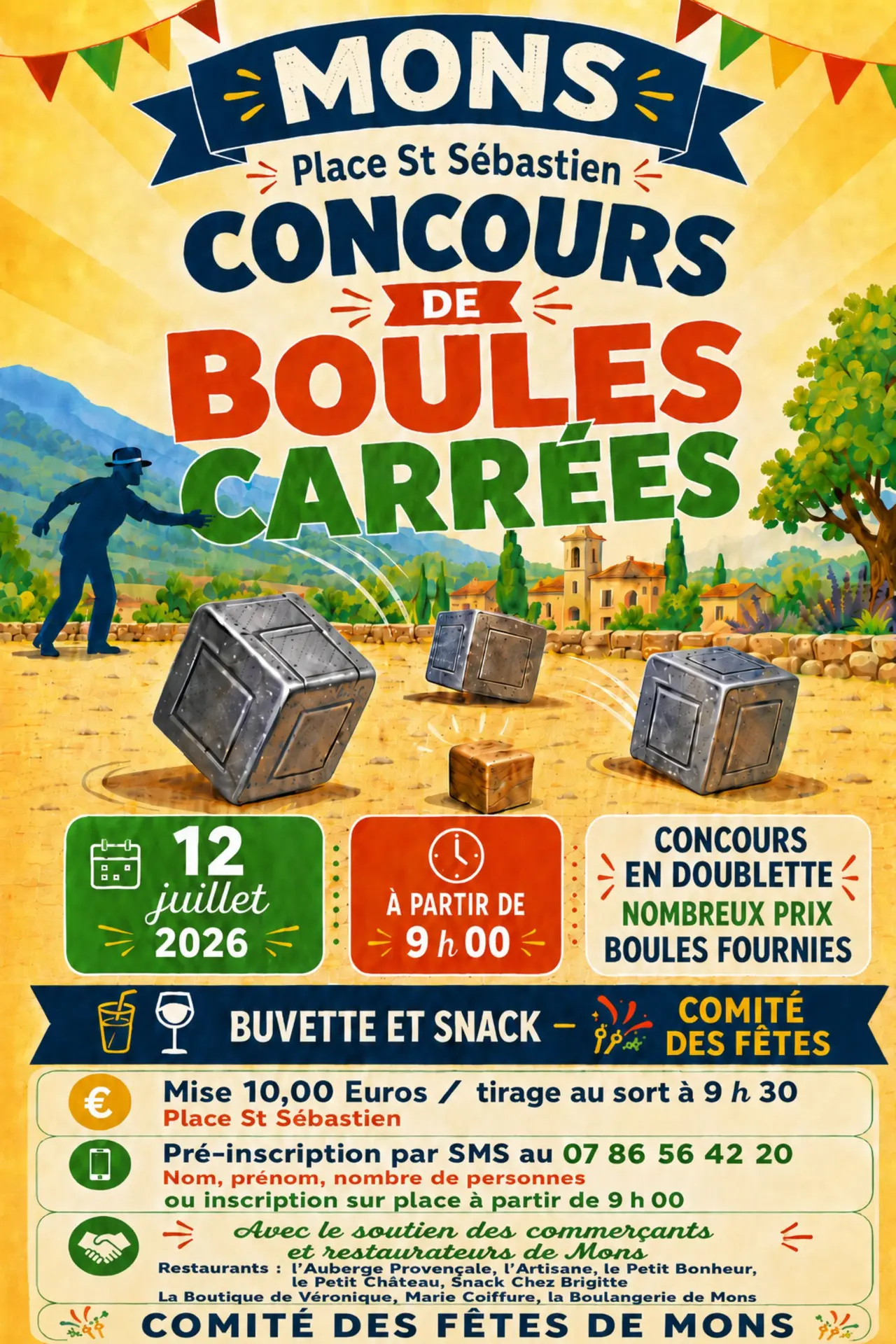 Concours de boules carrées