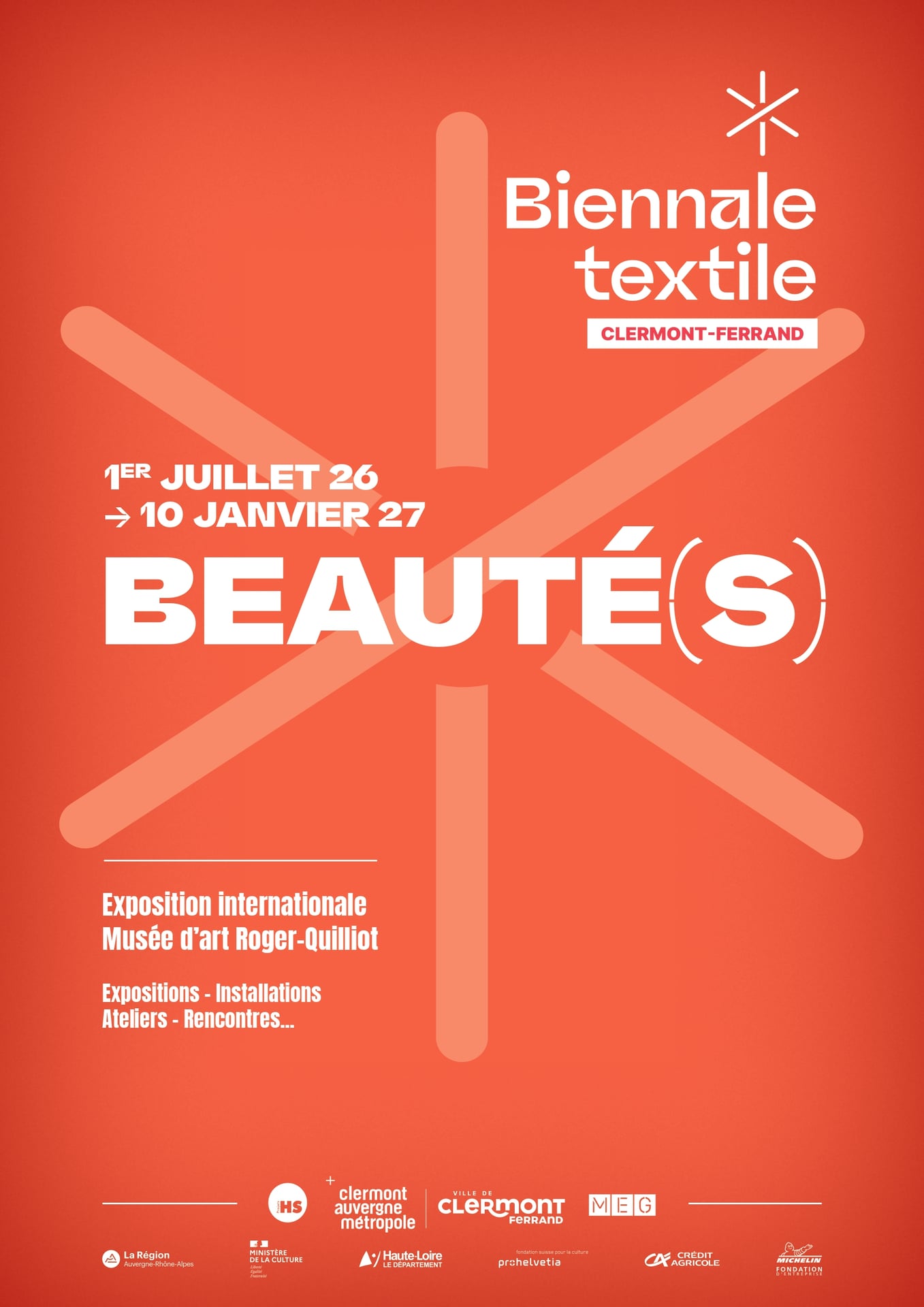 Beauté(s) | Biennale Textile - Clermont-Ferrand