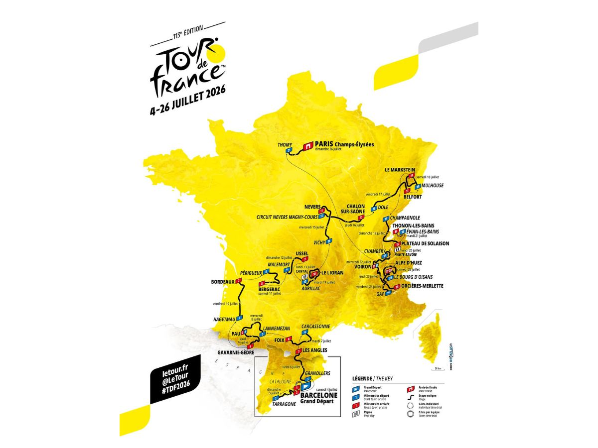 TOUR DE FRANCE 2026 - DÉPART DE LA 4ÈME ÉTAPE CARCASSONNE- FOIX
