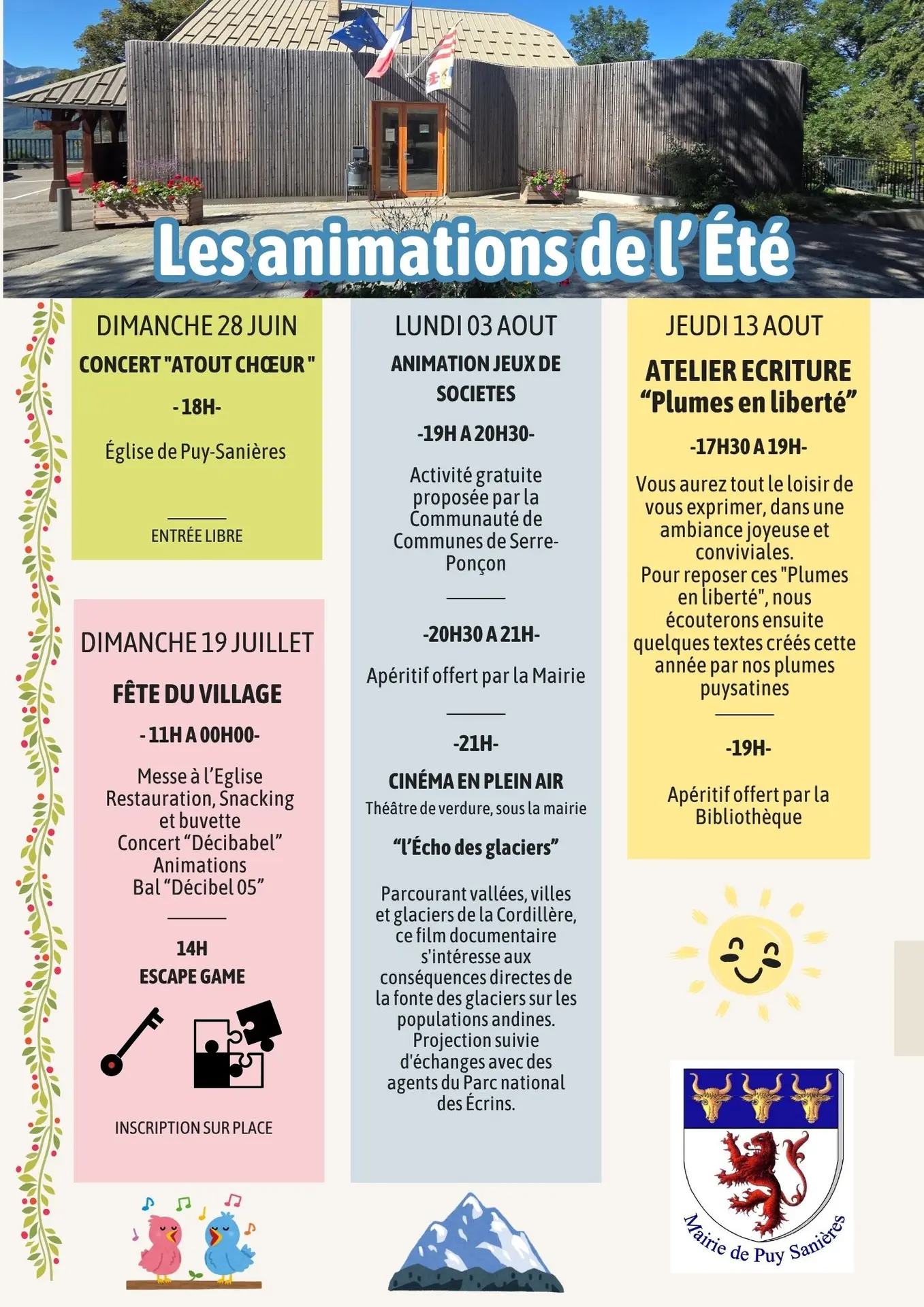 Atelier écriture "Plumes en liberté"