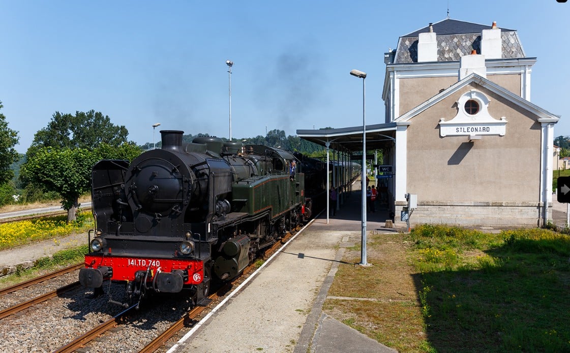Train touristique à vapeur : De Saint-Léonard de Noblat à Eymoutiers - 14 juillet