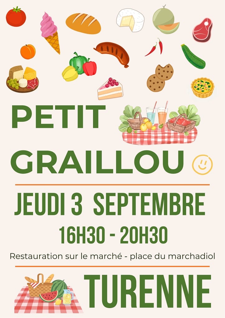 Petit Graillou au marché des producteurs locaux