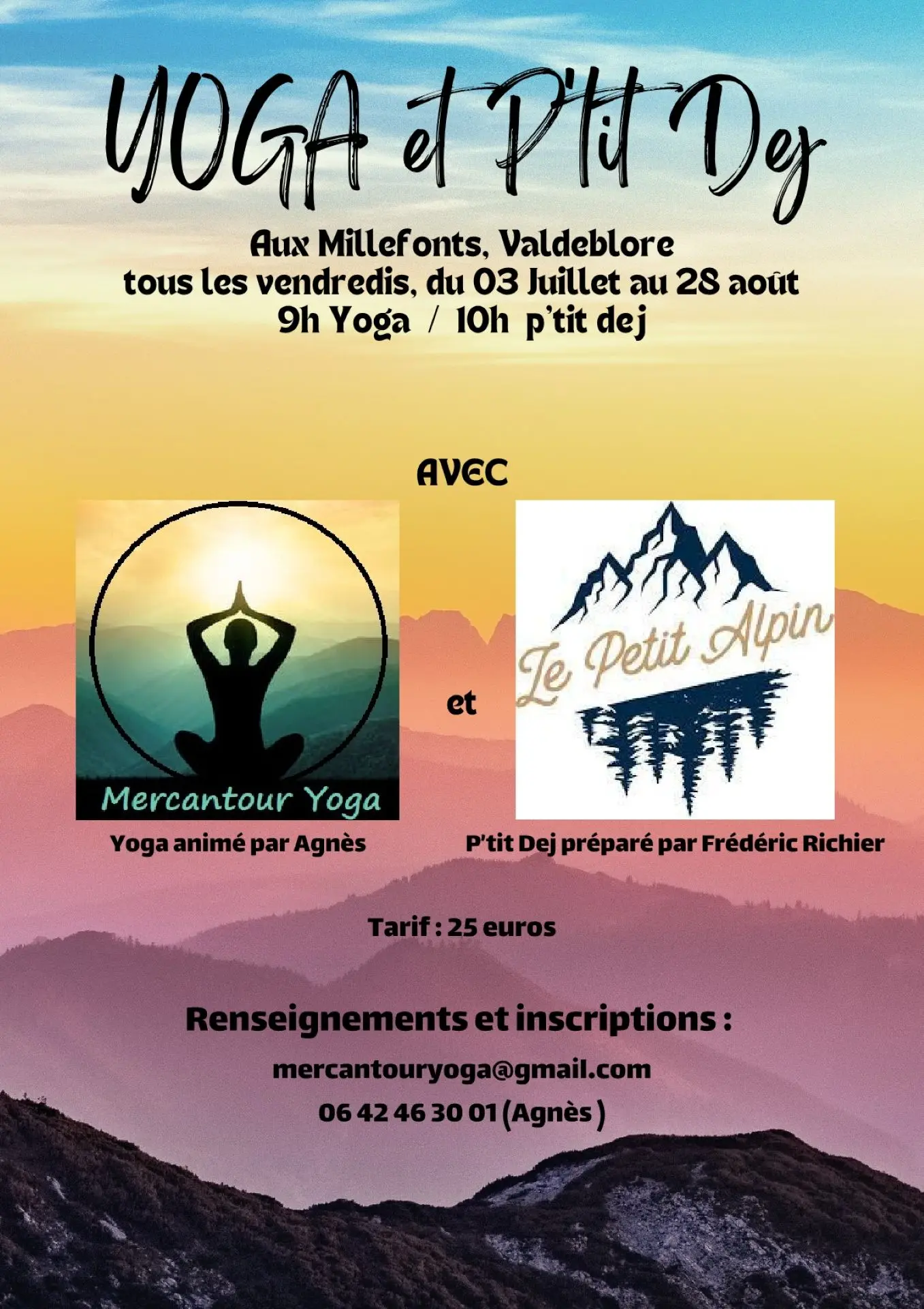 Yoga & P'tit Déj aux Millefonts