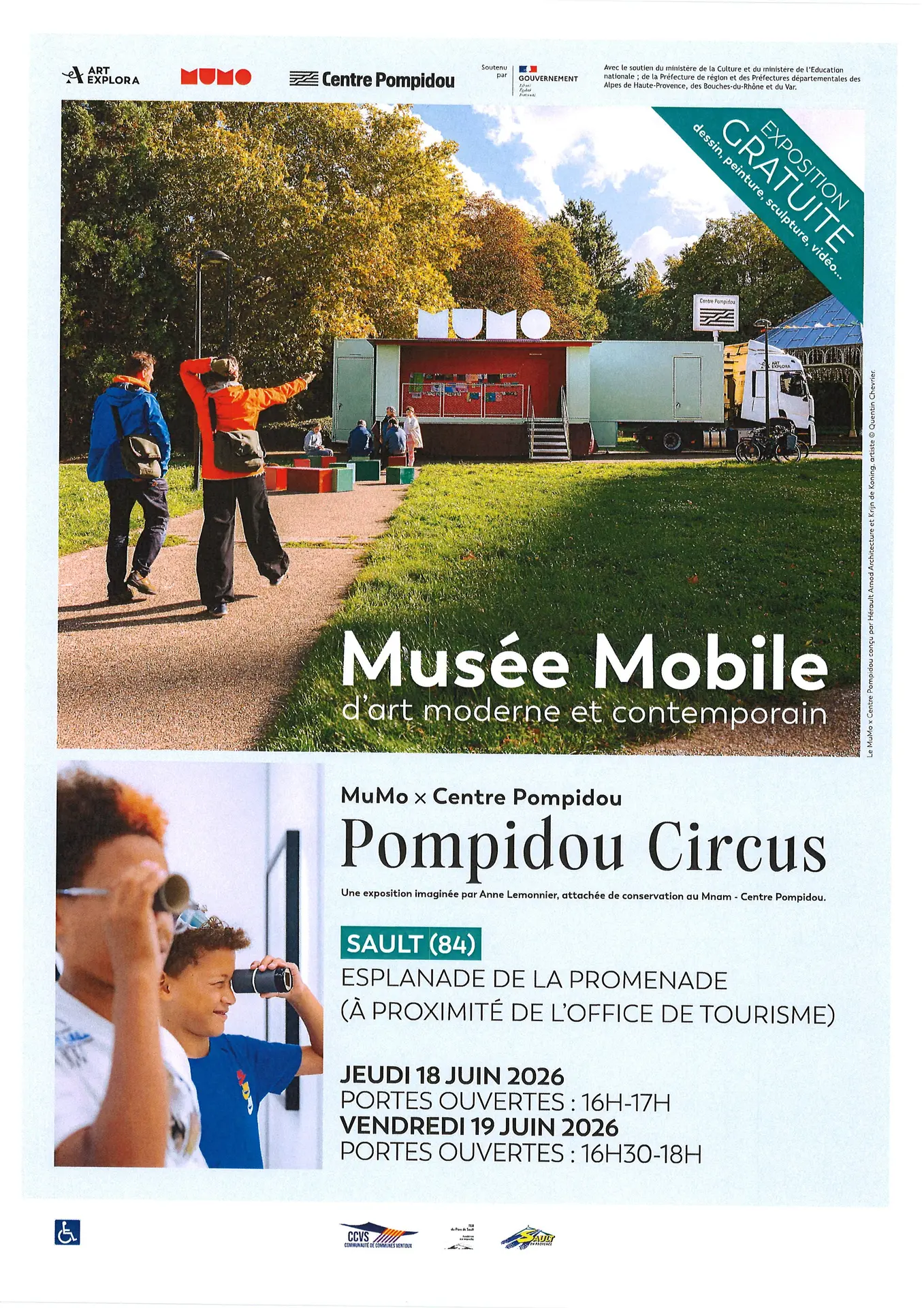 Musée mobile d'art moderne et contemporain à Sault