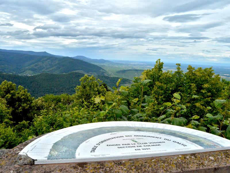 Randonnée guidée au Galtz, vue à 360°