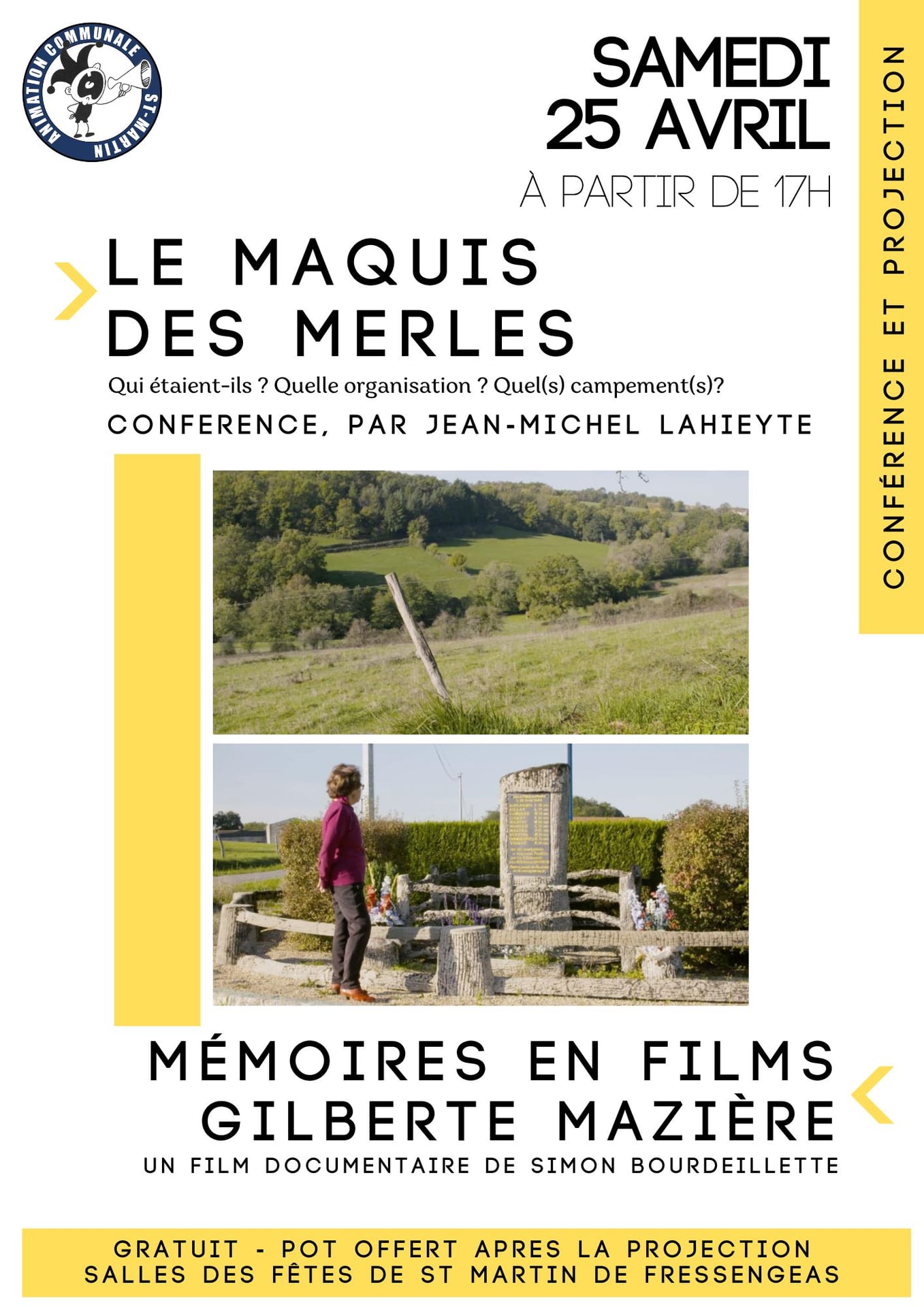 Conférence et projection