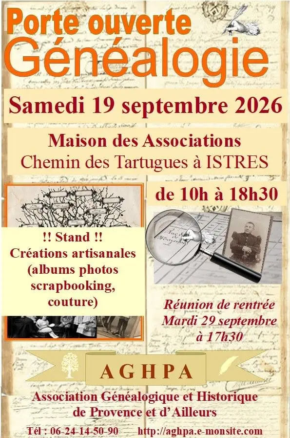 Portes ouvertes de l'association généalogique AGHPA