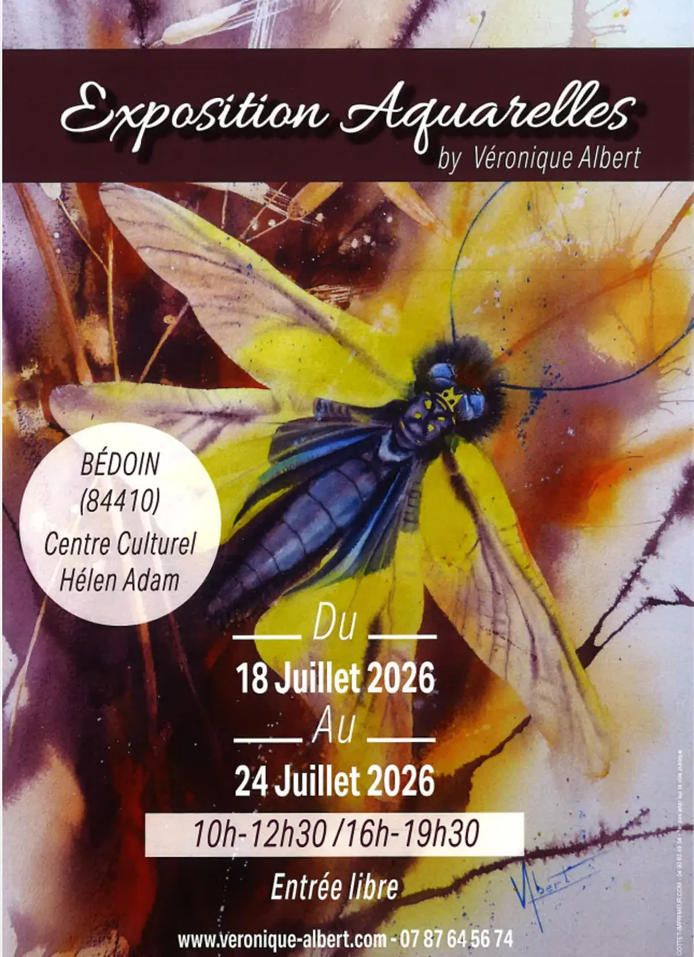 Exposition aquarelles by Véronique Albert