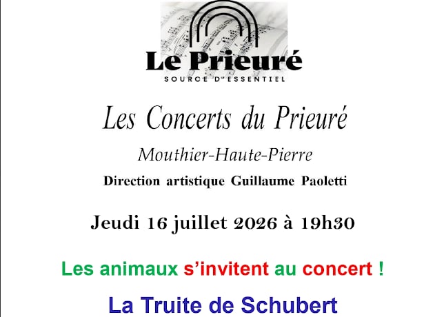Les concerts du Prieuré