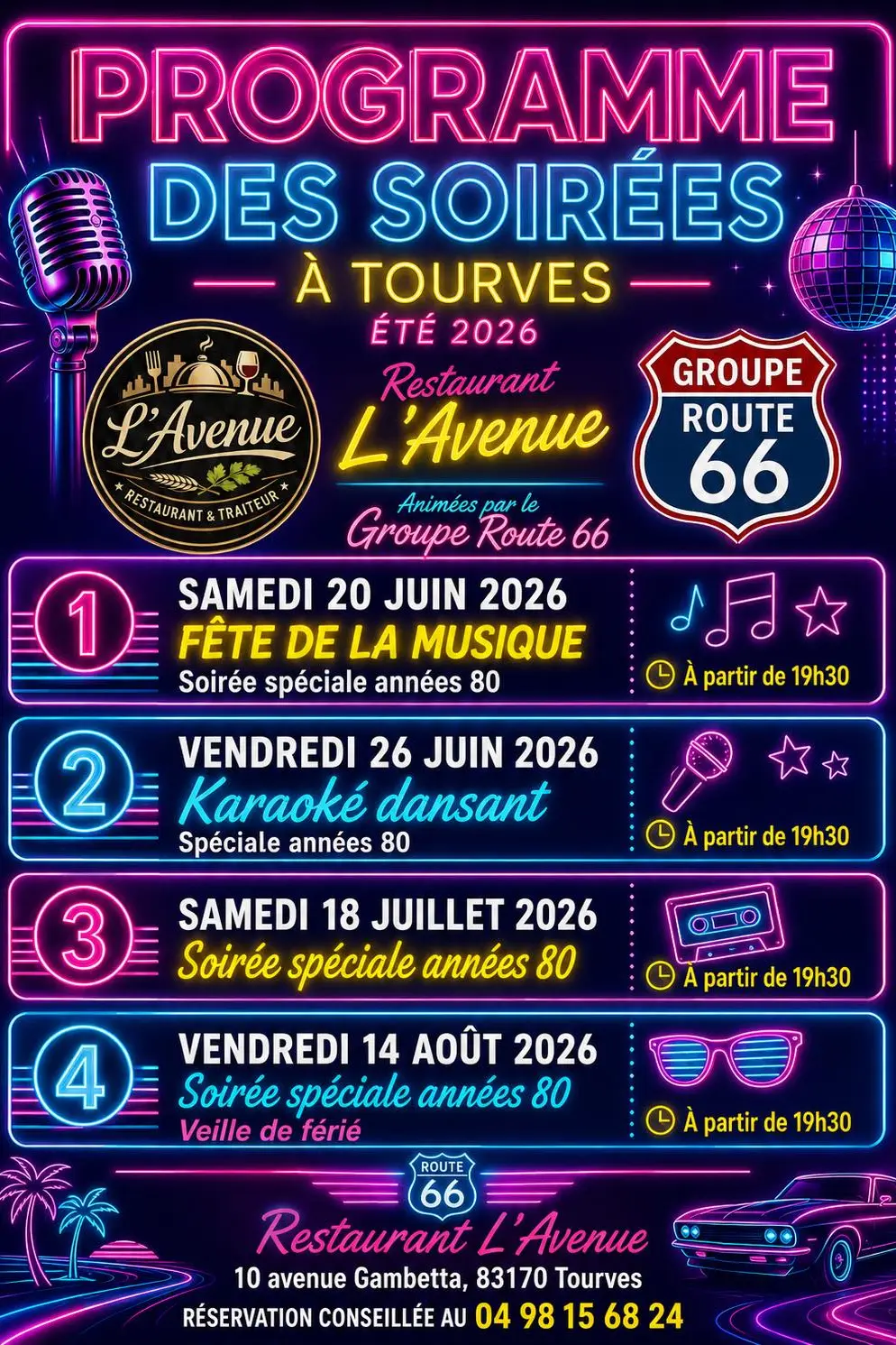 Soirée années 80