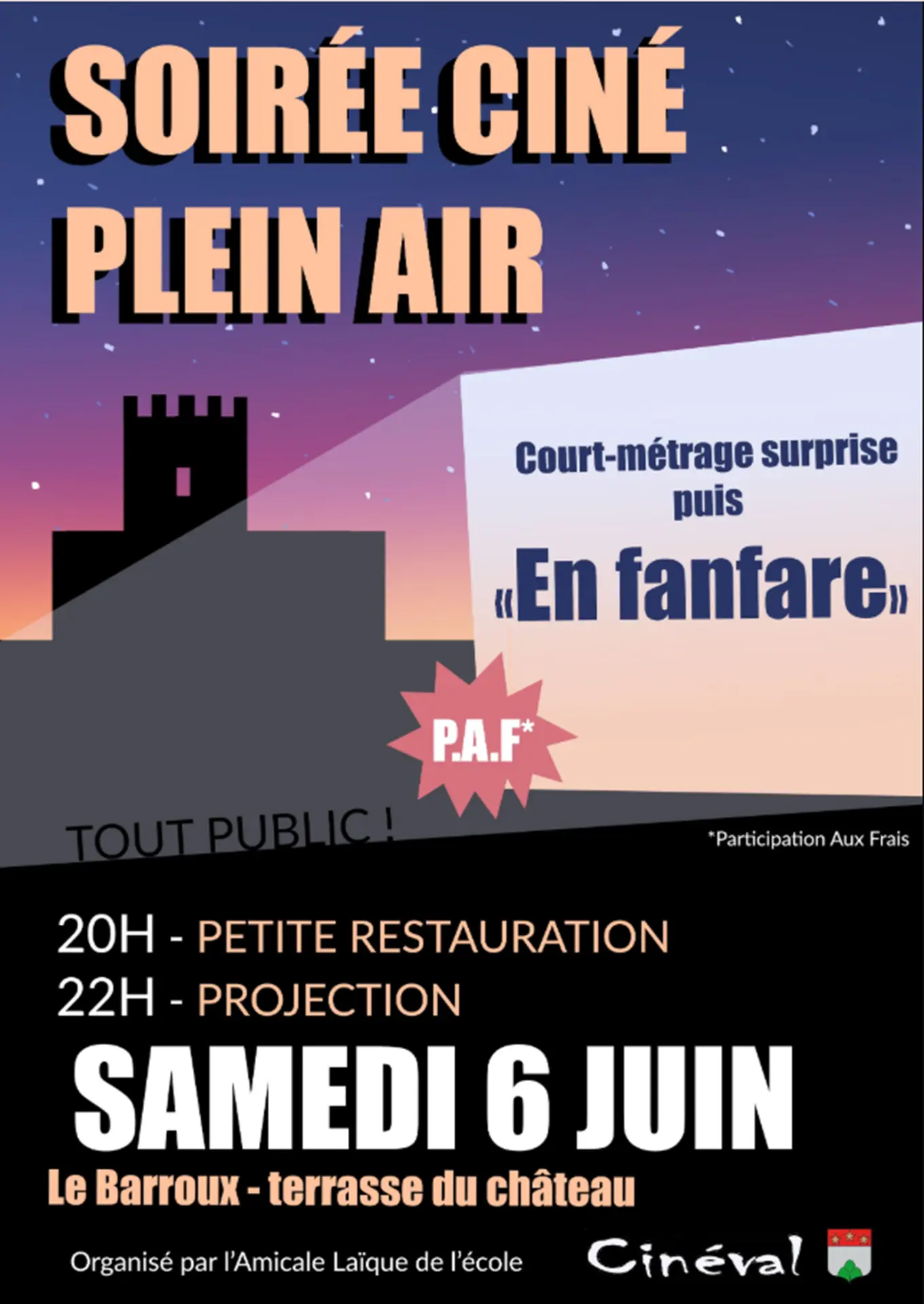 Soirée ciné plein air