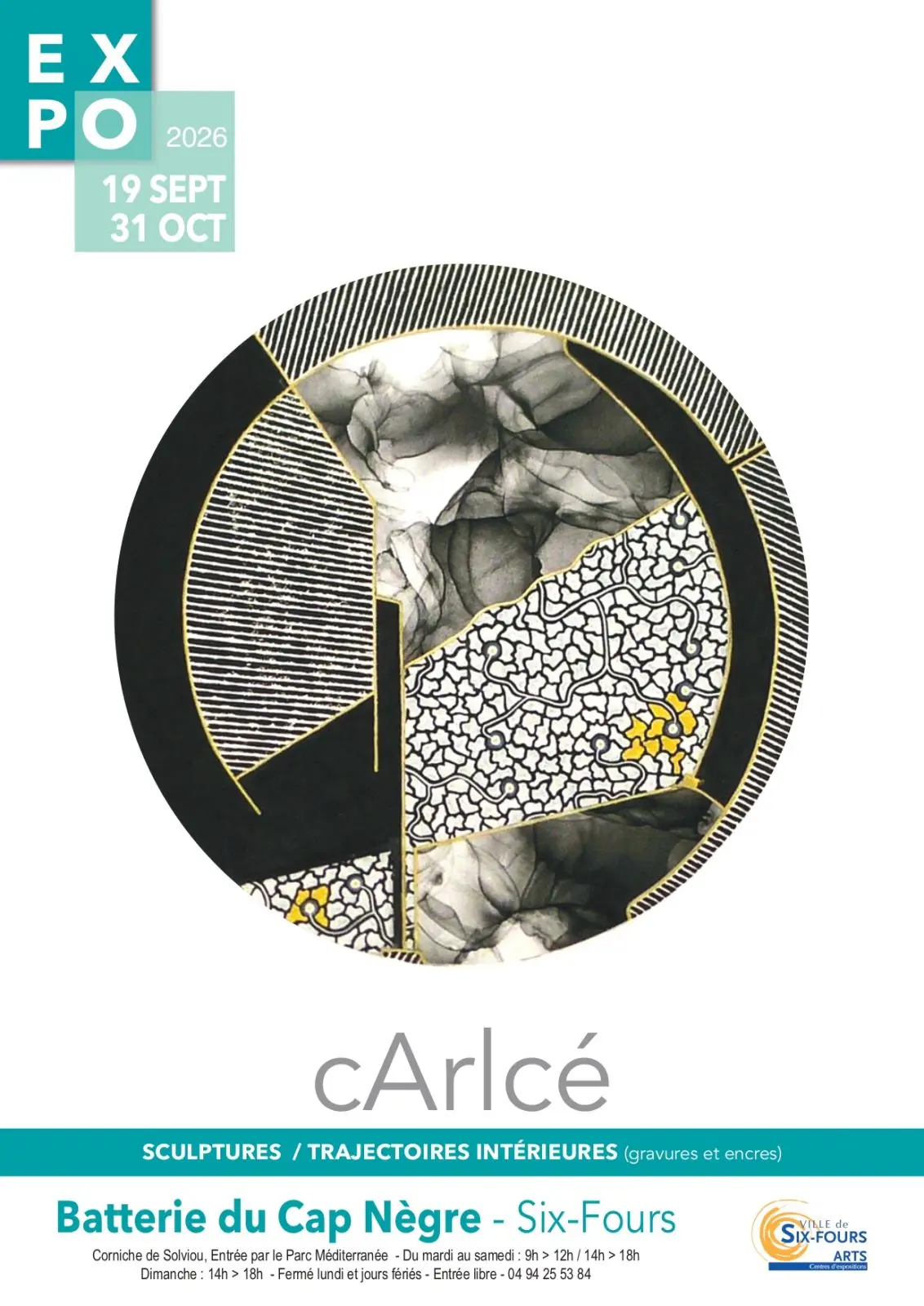 Exposition "Sculptures - Trajectoires Intérieures" de cArlcé