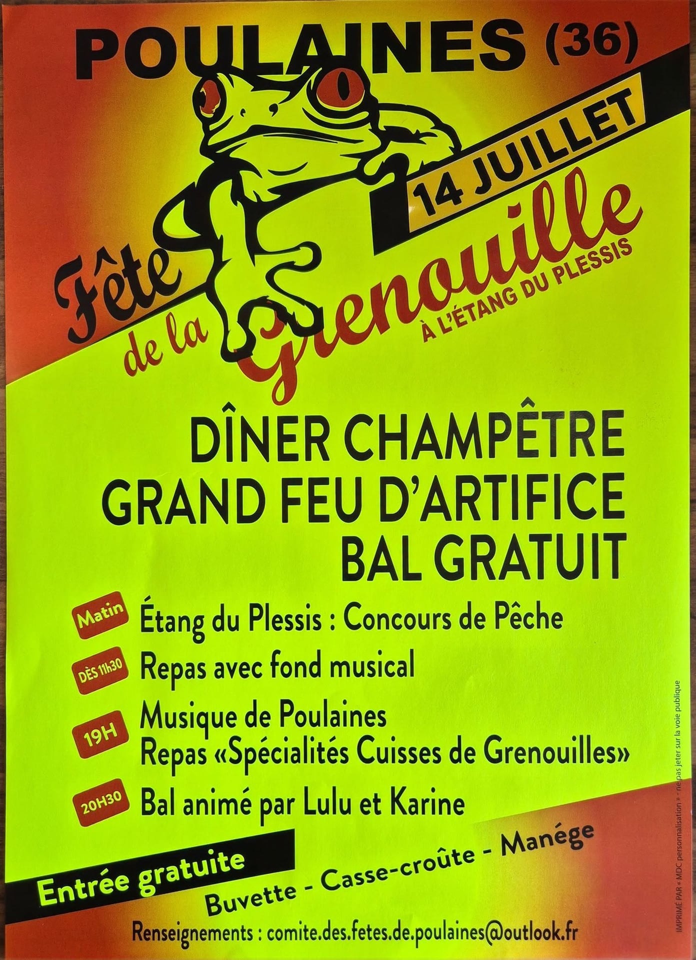 La fête de la grenouille
