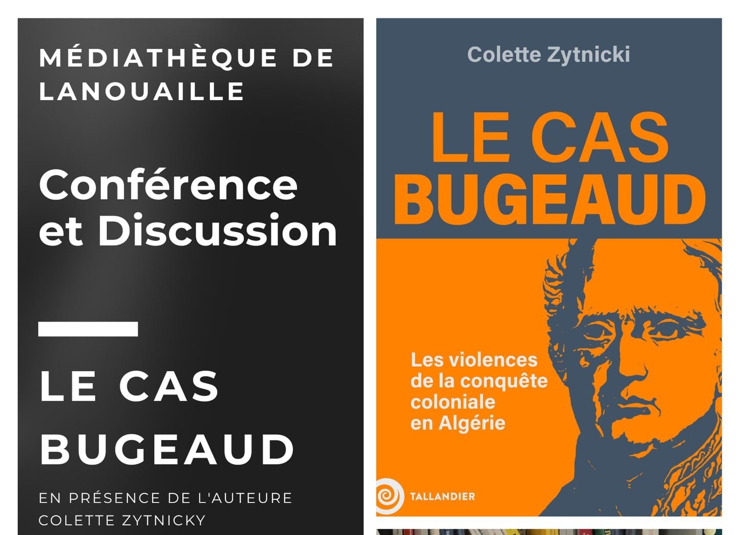 Conférence et échange autour du livre Le Cas Bugeaud