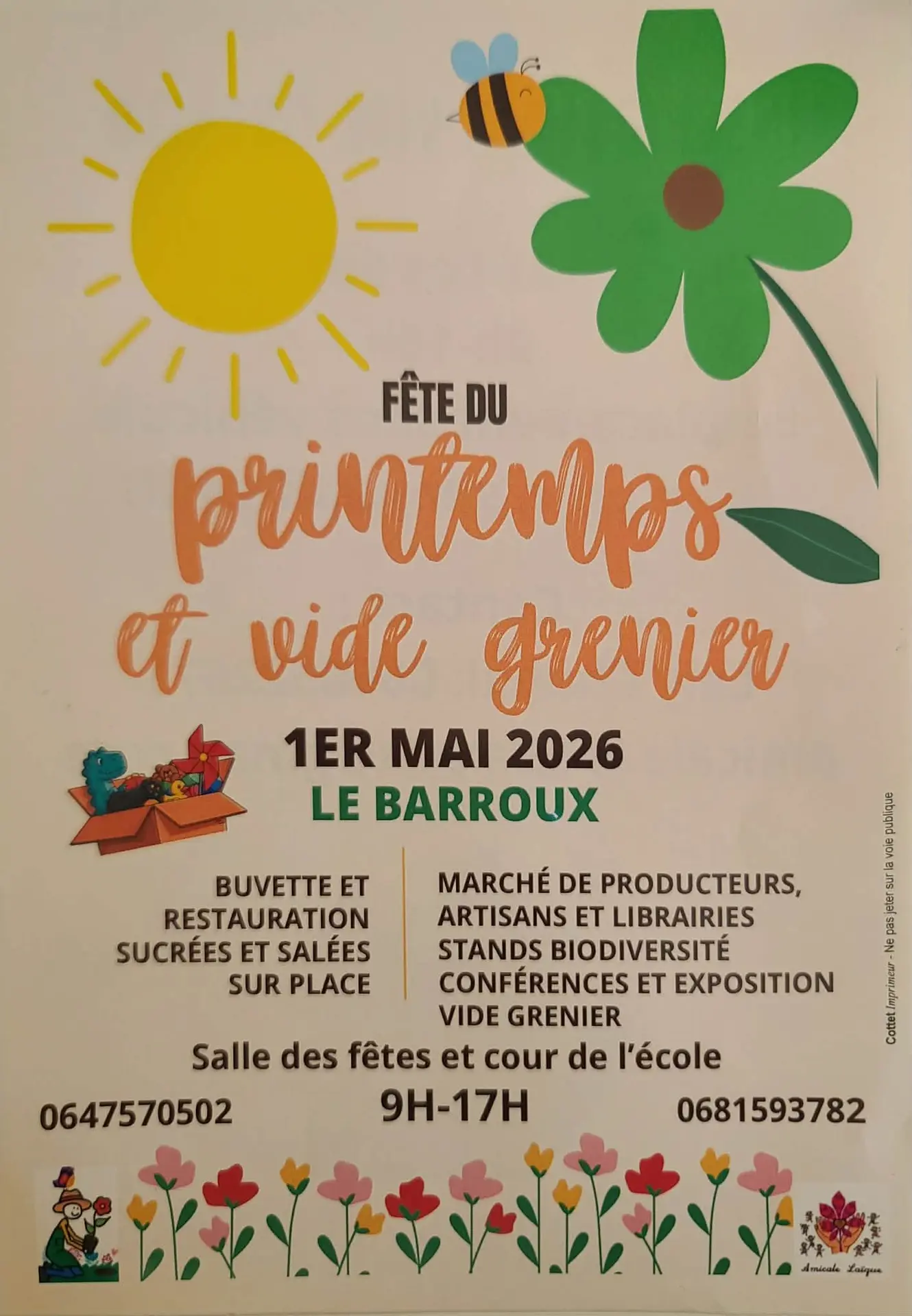 Fête du printemps et vide grenier