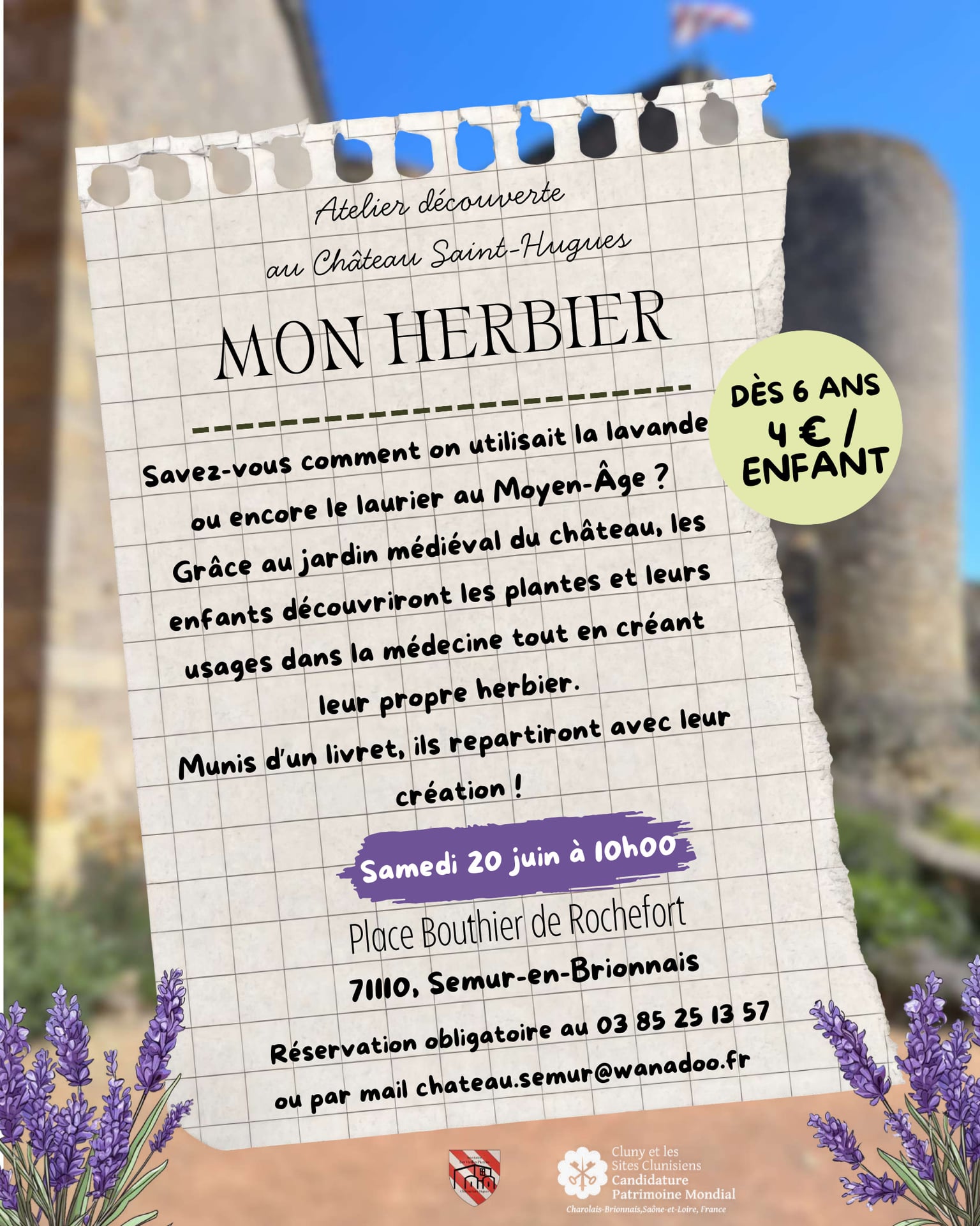 Atelier découverte Mon herbier