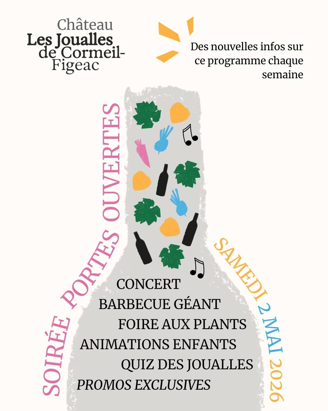 Château Les Joualles de Cormeil-Figeac : Portes Ouvertes