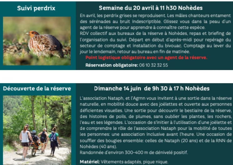 DÉCOUVERTE DE LA RÉSERVE