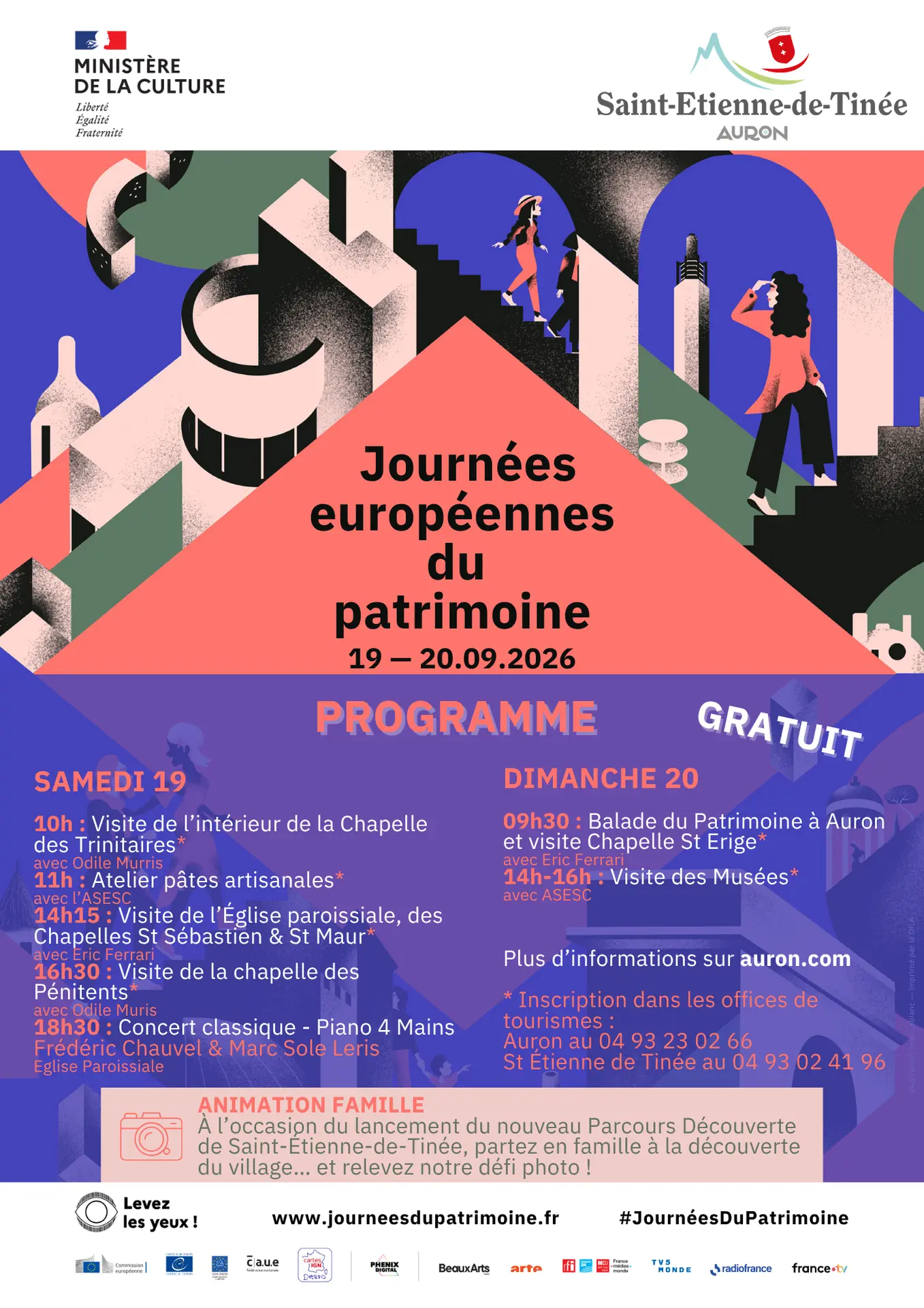 Journées Européennes du Patrimoine - Saint Etienne de Tinée