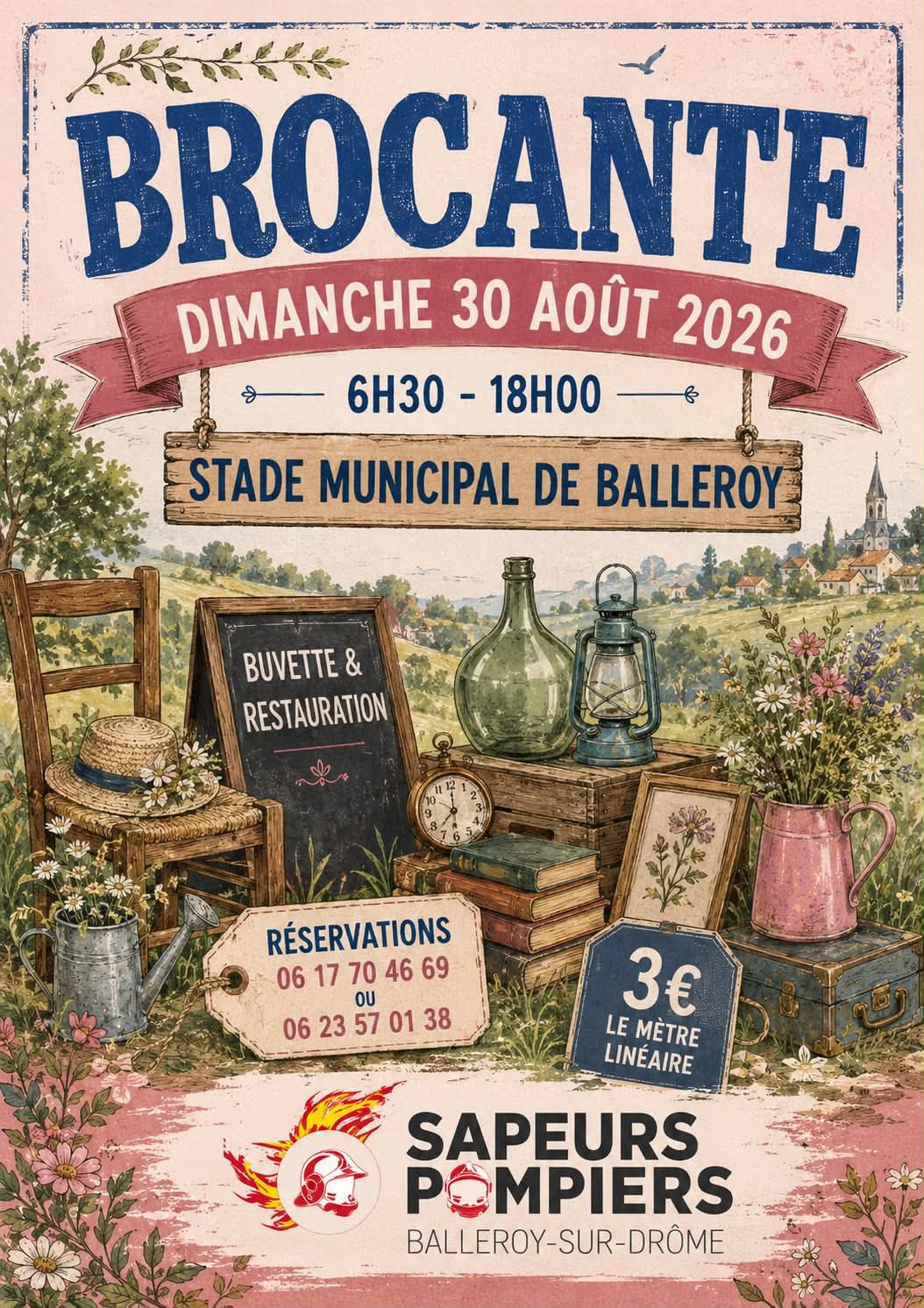 Brocante des Sapeurs-Pompiers